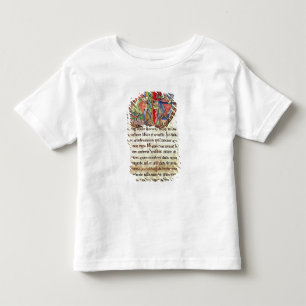 チャーターのケルソーの大修道院からのページとの トドラーTシャツ