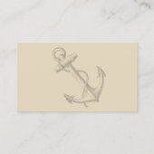 チャーターのボートの名刺 名刺 (裏面)