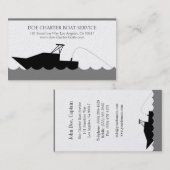 チャーターの深海の漁船の金ゴールドの紙 名刺 (正面/裏面)