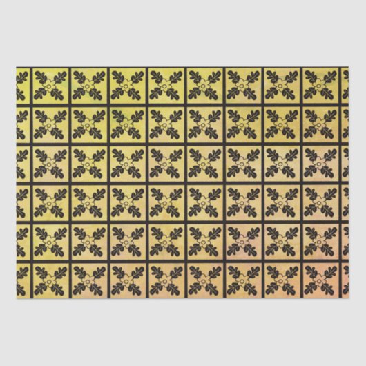 チャーターオークキルトウッドブロック 薄葉紙 (正面)