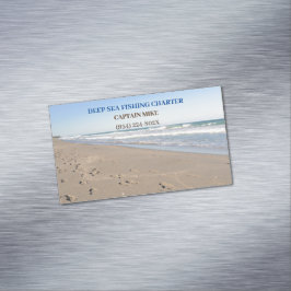 チャーターサービス魚釣り マグネット名刺