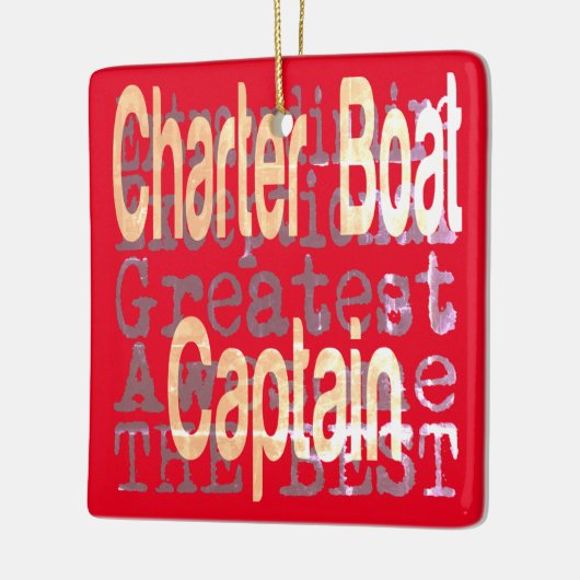 チャーターボートキャプテンエクソナレ セラミックオーナメント (左)