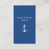 チャーターボートキャプテンブルー&ホワイトいかり 名刺 (正面)