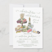 チャーターリーボード段付きトレイブライダルシャワー 招待状 (正面)