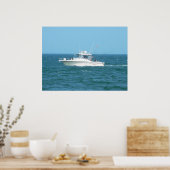 チャーター魚釣りボート ポスター (キッチン)