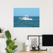 チャーター魚釣りボート ポスター (ホームオフィス)