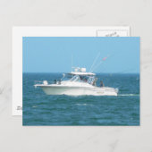 チャーター魚釣りボート ポストカード (正面/裏面)