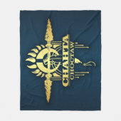 チャータ語（チャクタウ） フリースブランケット (正面)