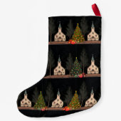 チャーチアットナイトホリデイストッキング パーソナライズされた スモールクリスマスストッキング (裏面)