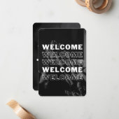 チャーチウェルカムつながりカードテンプレート ノートカード (正面/裏面インサイチュ)