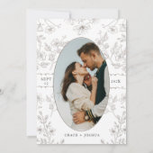 チャーチエレガントウウォーターカラーヴェニュートマノー結婚ズ 招待状 (裏面)