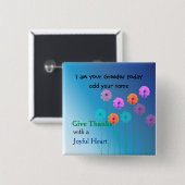 チャーチグリーターネームプレート 缶バッジ (正面&裏面)