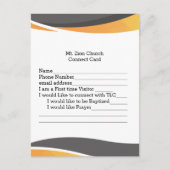 チャーチゲスト接続カード ポストカード (正面)