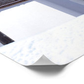 チャーチシュトゥベンオーストリアホリデーカードキャンバスプリント ポスター (角)