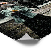 チャーチセントニューヘブン1908ヴィンテージ ポスター (角)