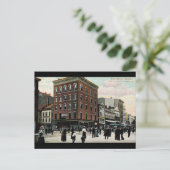 チャーチセントニューヘブン1908ヴィンテージ ポストカード (スタンド正面)