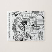 チャーチハーベストフェスティバル漫画 ジグソーパズル (横)