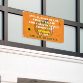 チャーチバザール 横断幕 (ビルの外側)