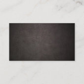 チャーチパスタークラシーレザー金ゴールドバー 名刺 (裏面)