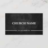 チャーチパストル素朴クボード 名刺 (正面)