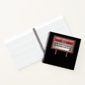 チャーチビルボードシンボルや象徴クリスチャンジョーク演技 ノートブック (内部)