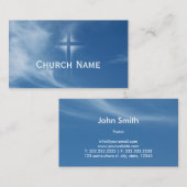 チャーチブルースカイホーリークロス牧師 名刺 (正面/裏面)