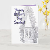 チャーチベルリングや輪日曜日#151002母の日 カード (黄色い花)