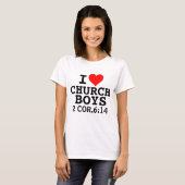 チャーチボーイズTシャツが大好き Tシャツ (正面フル)