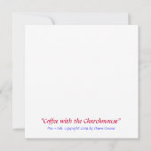 チャーチマウスを使ったコーヒー (裏面)