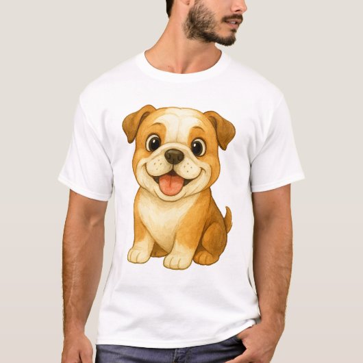 チャーチリアン・ソウル: ヴィンテージ ブリティッシュ・ブルドッグ Tシャツ (正面)