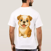 チャーチリアン・ソウル: ヴィンテージ ブリティッシュ・ブルドッグ Tシャツ (裏面)