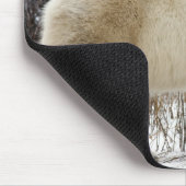 チャーチルの北極熊ウルソマリティムス) マウスパッド (コーナー)