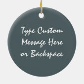 チャーチルカナダオーナメントポーラベアキープサケ セラミックオーナメント (裏面)