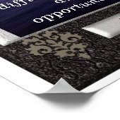 チャーチル引用文 – ポスター (角)