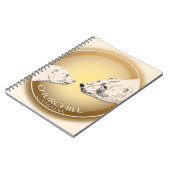 チャーチル極熊ノートブックベアーアートジャーナル ノートブック (左側)