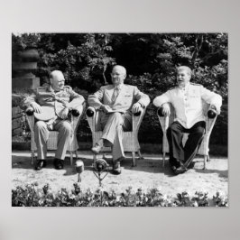 チャーチル、トルーマン、スターリン – Potsdam - 1945 ポスター