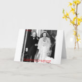 チャーチル&有名な結婚引用文 カード (黄色い花)