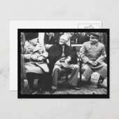 チャーチル, Roosavelt & Stalin - At Yalta ポストカード (正面/裏面)