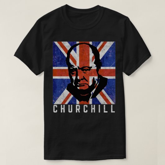 チャーチル Tシャツ (デザイン正面)