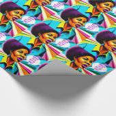 チャーチレディウォーバイフェイスアートラッピング紙 ラッピングペーパー (角)