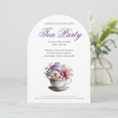 チャーチレディースティーパーティーアイディア 招待状 (スタンド正面)