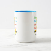 チャーチ与えルには感動的ない引用文 ツートーンマグカップ (中央)