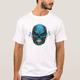 チャートに夢中なトレーダー向けスカルデザイン - 外国為替とデイトレーダー Tシャツ