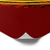 チャートルラビリンスファイアフレームプリント ポスター (角)