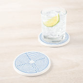 チャートルラビリンスブルー コースター (側面)