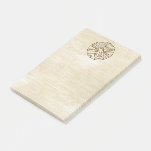 チャートルラビリンス – スピリチュアルシンボルアンティーク1 ポストイット (アングル)