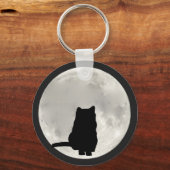 チャートルー満月 キーホルダー (正面)