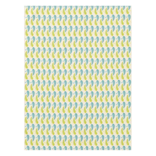 チャートレイズとアクア離れシーズのテーブルクロス テーブルクロス (正面)