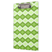 チャートレイズグリーンダイヤモンドパターン クリップボード (左)