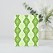 チャートレイズグリーンダイヤモンドパターン 出欠カード (スタンド正面)